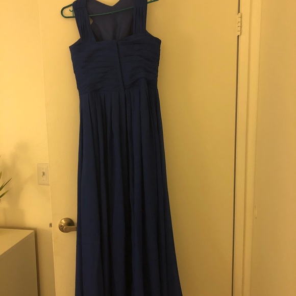 Queenmore Women’s Bridesmaid Dress-Royal Blue - Picture 6 of 6